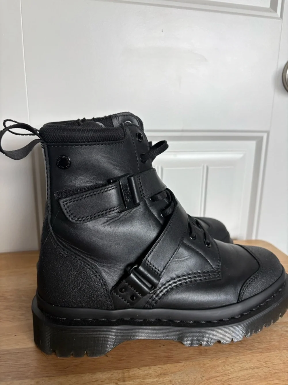Black Dr. Martens Women’s 1460 Bex Tech Lug Sole Boot - Picture 1 of 6